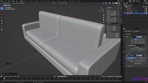 Моделируем диван в Blender