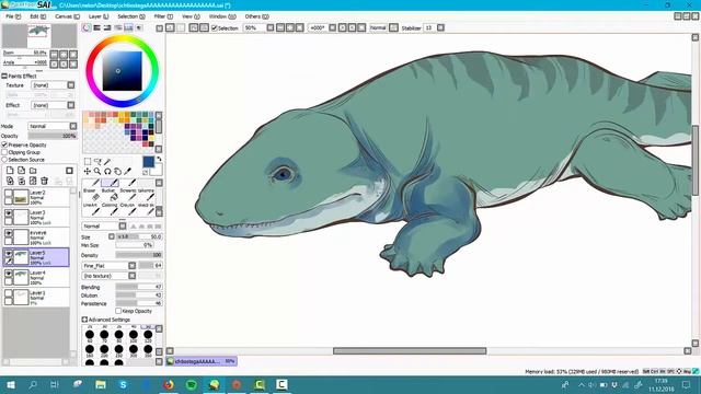 Ichthyostega | Speedpaint смотреть онлайн