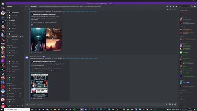 Final Fantasy 7 Remake Discord Server смотреть онлайн