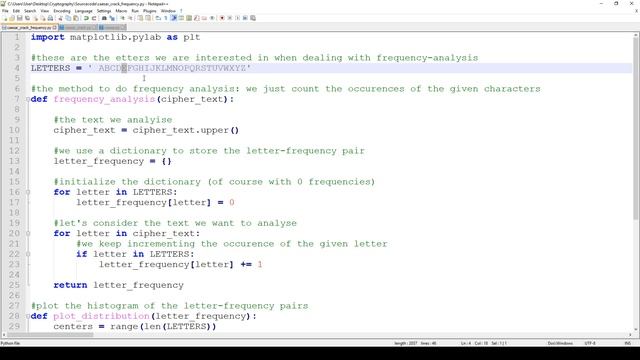 Cracking Caesar-Cipher With Frequency Analysis смотреть онлайн