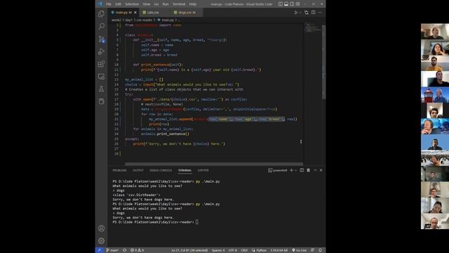 W2D1: Code Walk Through - CSV Reader смотреть онлайн