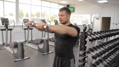 Упражнение на переднюю дельту. Front Delt Workout смотреть онлайн