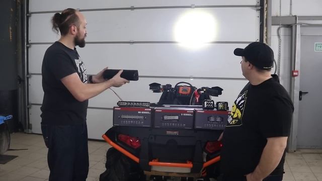 ПРОКАЧИВАЕМ КВАДРОЦИКЛ, НОВЫЕ ФАРЫ RIGID