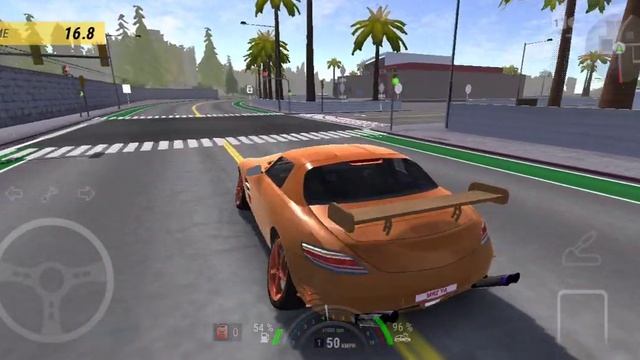 Mercedes Benz SLS AMG - Car Parking Driving School! Driving Main City Driving Car - Android Gamepla