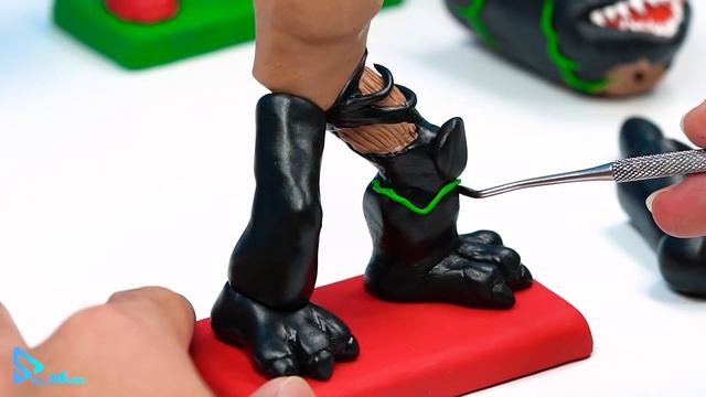 Making Groot mixed Venom with clay 👽 Superheroes Marvel Comics 👽 Polymer Clay Tutorial смотреть онлайн