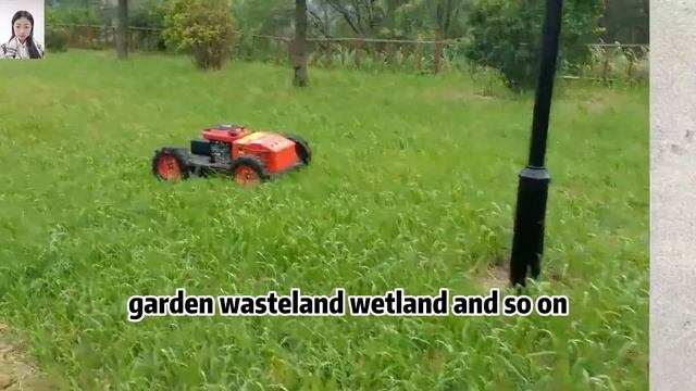 Yamaha MA190 engine self-charging battery powered remote controlled robot slope mower смотреть онлайн