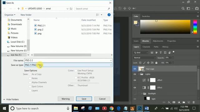 how to save png, jpg ,gif, psd file in photoshop ps смотреть онлайн