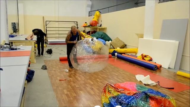 Водный аттракцион Аквазорб | Водный шар смотреть онлайн