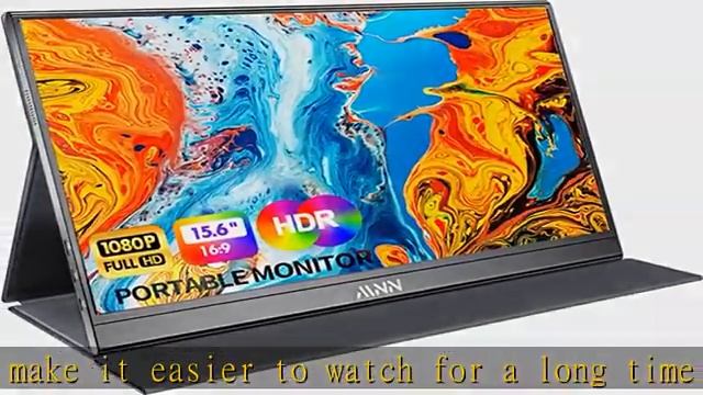 MNN Portable Monitor 15.6inch FHD 1080P Laptop Monitor USB C HDMI Gaming Ultra-Slim IPS Display w/S смотреть онлайн