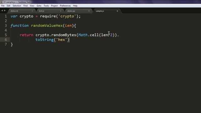 NodeJS Crypto Create Random Number смотреть онлайн