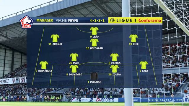 FIFA 19 LOSC LILLE CAREER MODE #30 - GOALS GOALS GOALS смотреть онлайн