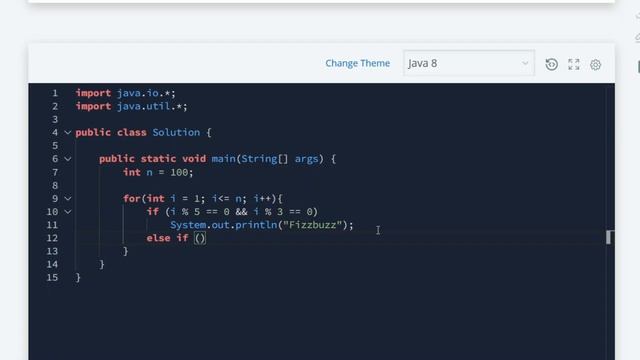 03 Java FizzBuzz смотреть онлайн