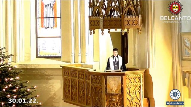 Проповедь пропста Виктора Вебера на Преображение Господне. 30.01.22. смотреть онлайн