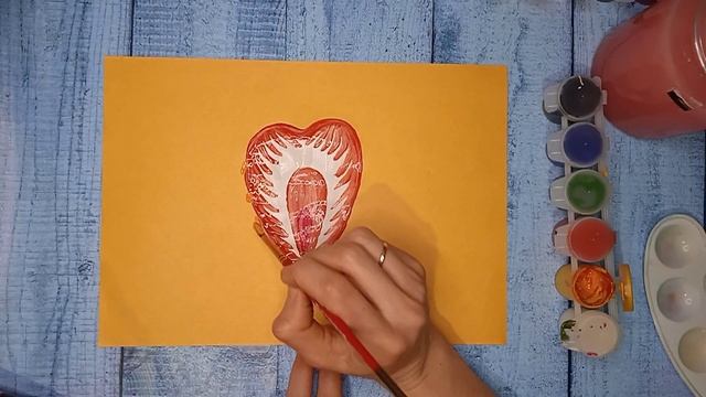 Как нарисовать клубнику красками. Простой рисунок для детей смотреть онлайн