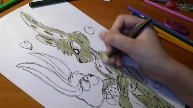 Рисуем Фнаф!!!! СпрингБонни и СпрингТрапа. Часть 2. смотреть онлайн