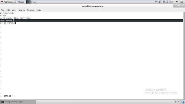 How to write a script for change directory ? смотреть онлайн
