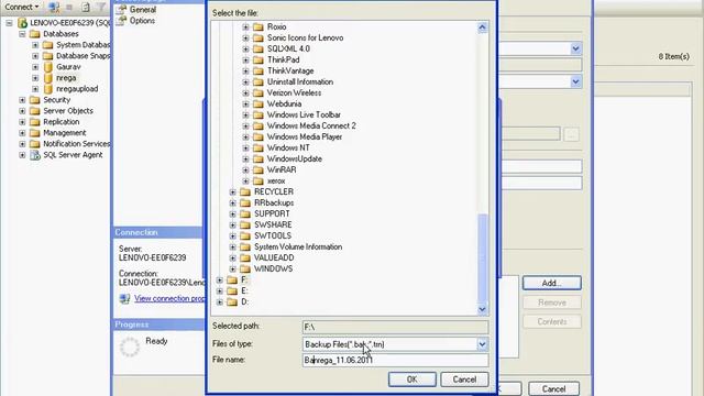 How to take Backup of SQL database смотреть онлайн