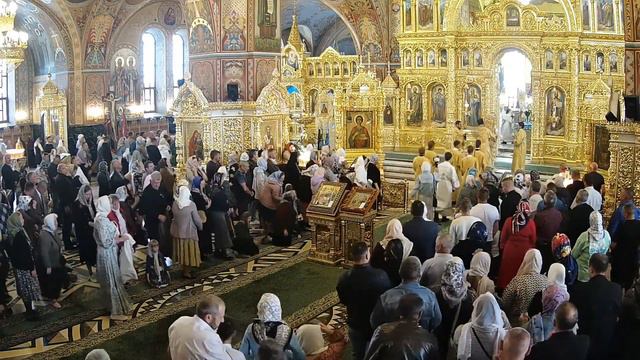 Литургия. Неделя 17-я по Пятидесятнице. Прп. Евмения Гортинского смотреть онлайн