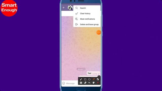 How to Clear Chat History of Telegram Group at Once? (Android) смотреть онлайн