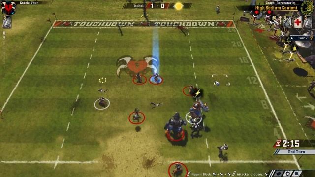 Salty Blood Bowl - Goblins vs Dark Elves TOTAL CARNAGE - TBBL смотреть онлайн