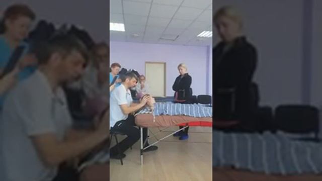 Демонстрация сеанса. Сколиоз 3 степени. смотреть онлайн