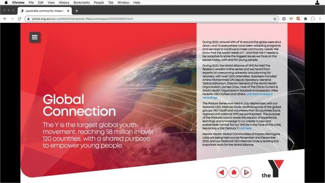 Multi-page Interactive Website from InDesign (Customer Sample) смотреть онлайн