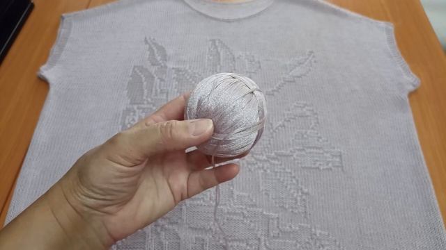 Джемпер спицами 