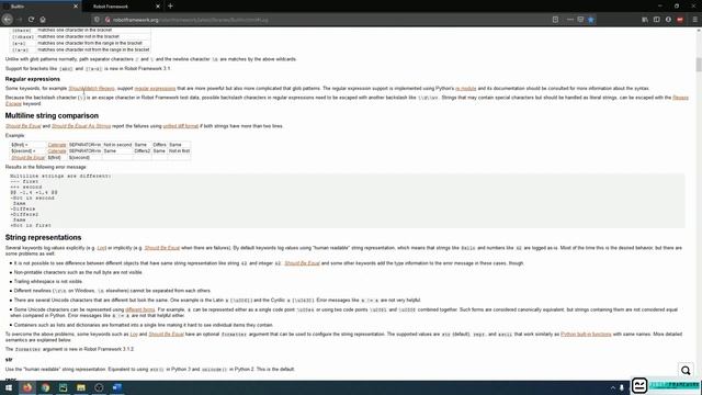 Robot Framework Tutorial Part 6 - Settings Section смотреть онлайн