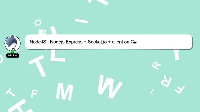 NodeJS : Nodejs Express + Socket.io + client on C# смотреть онлайн