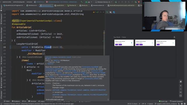 Supporting Multiple Screen Sizes In Jetpack Compose смотреть онлайн