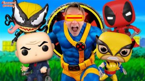 ВСЕ ЛЮДИ ИКС FUNKO POP: ДЭДПУЛ, X-23, РОСОМАХА И ПРОФЕССОР ИКС! ЖЕЛЕЗНЫЙ ЧЕЛОВЕК И ЧЕЛОВЕК-ПАУК!