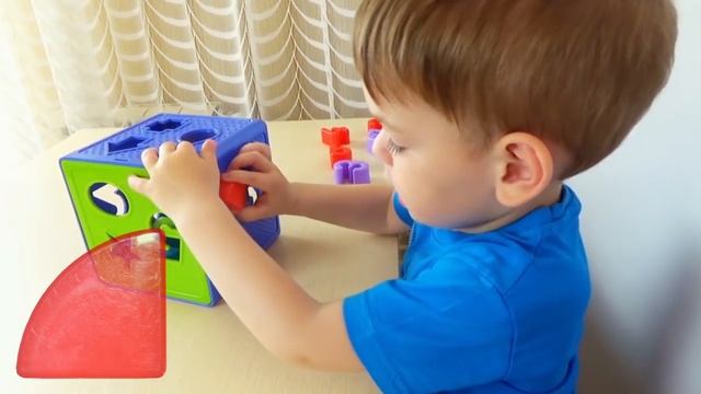 Учим цифры Учим геометрические фигуры Куб сор тер BeBeLino распаковка с Егоркой смотреть онлайн