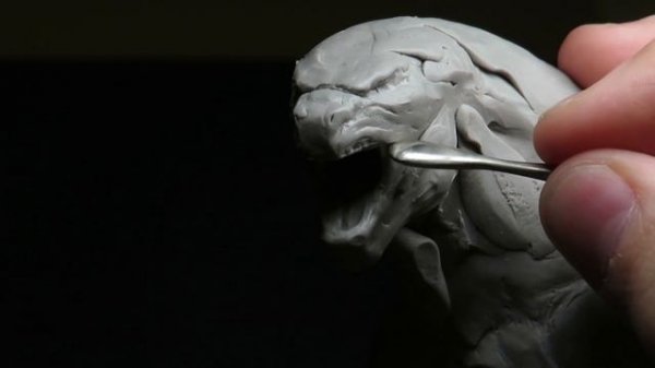 Godzilla / Годзилла (лепка из полимерной глины)