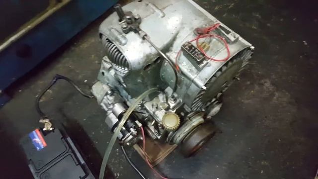 TZ-4K-14 мотор Slavia 1D90. смотреть онлайн