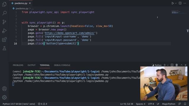 Login and Scrape Data with Playwright and Python смотреть онлайн