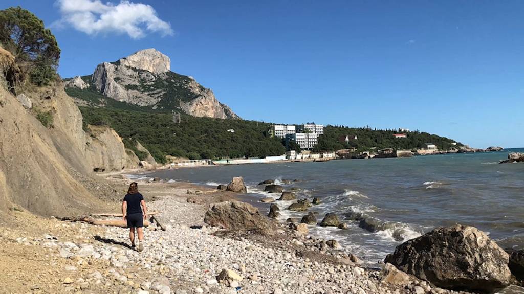 По Крыму пешком. Ласпи. Урочище Батилиман. Побережье и пляжи Ласпинской бухты смотреть онлайн