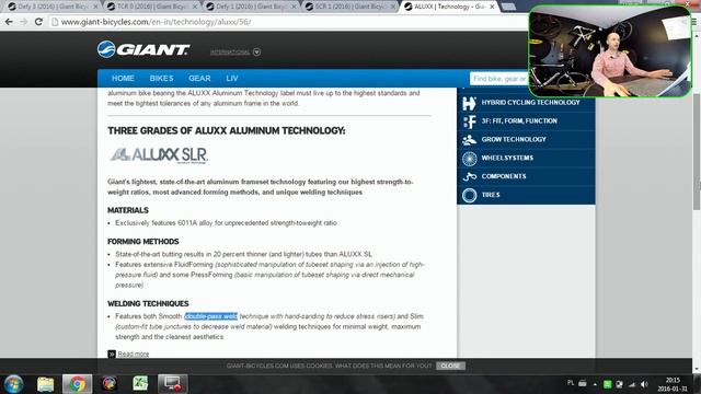 Giant TCR vs. SCR vs. DEFY alloy road bikes range 2016 - CONFUSING? Buyers guide смотреть онлайн