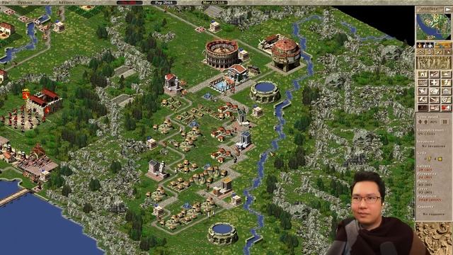 Building on Rough Terrain in Caesar 3 - Trajan's Bridge! смотреть онлайн