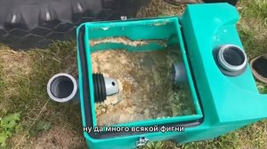 5 месяцев эксплуатации жироуловителя под мойкой на кухне, система работает, жир в трубы не уходит