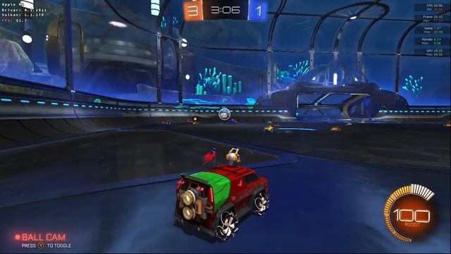 Rocket League Online Multiplayer - CrossOver 21 + Heroic - M1 Apple Silicon Mac, MacBook Air 2020 смотреть онлайн