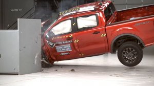 2019 Ford Ranger Truck Crash Test - IIHS