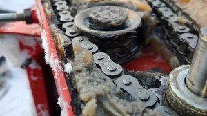 Мотобуксировщик Тофалар 500. Замена переключателя передач и ревизия цепной коробки.