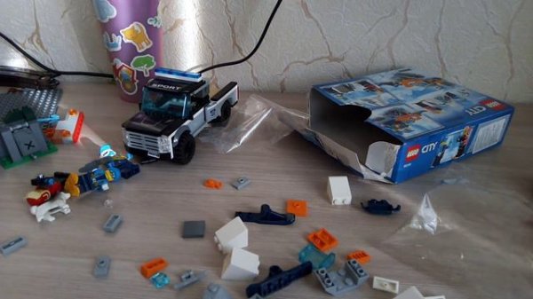 Как сделать зимнее lego city.