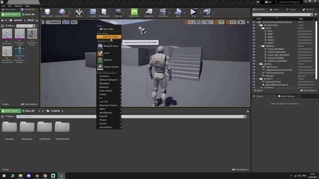 UE4 Riging Character Epic Skeleton / СКЕЛЕТ ДЛЯ ПЕРСОНАЖА смотреть онлайн