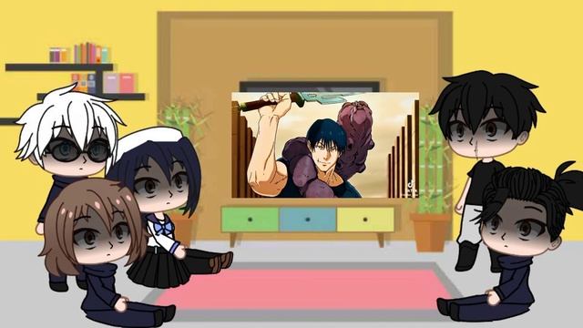 ||JUJUTSU KAISEN REACT TO GOJO||PART 1||GACHA CLUB смотреть онлайн