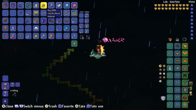Terraria on Nintendo Switch LIVE pt. 5 | Finishing the Mega Palm Tree in Pink Shadia смотреть онлайн