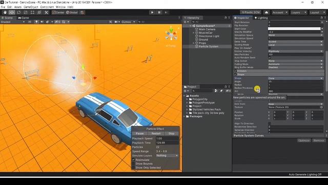 Simple Car Controller in Unity 3D (Part 4.2- Drift Smoke) | Easy Unity Tutorial 2022 смотреть онлайн