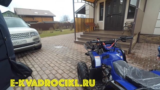 Квадроцикл MOWGLI Strong 8 125cc Grizzly синий смотреть онлайн