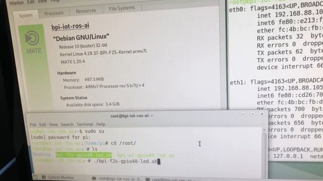 Banana Pi BPI-F2S gpio40 demo смотреть онлайн