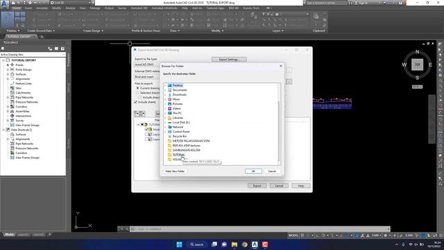 Export Civil 3D Files To Autocad DWG смотреть онлайн